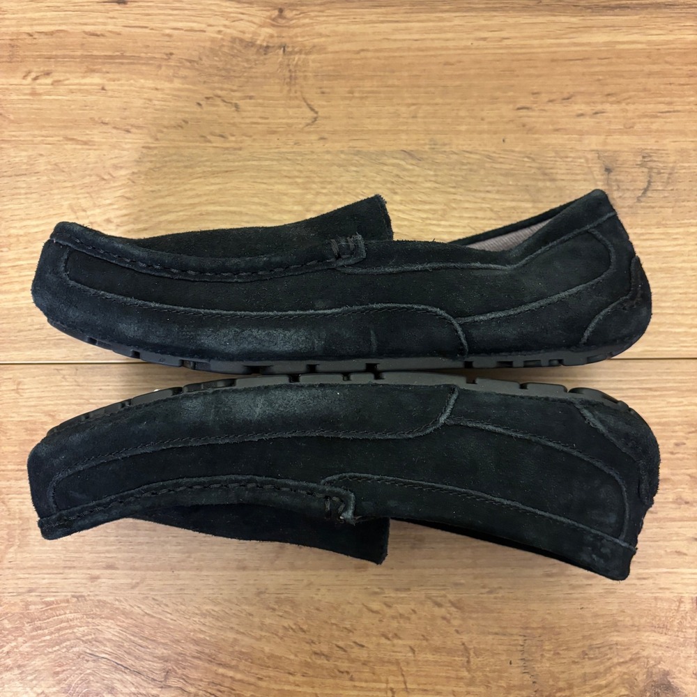 UGG‎ Alder Slip-On Loafer In Black Men Size 8 Suede Wool Insole Comfort Warm - Picture 7 of 11